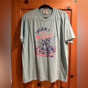 “This Ain’t Texas” Women’s Blue Graphic Tee